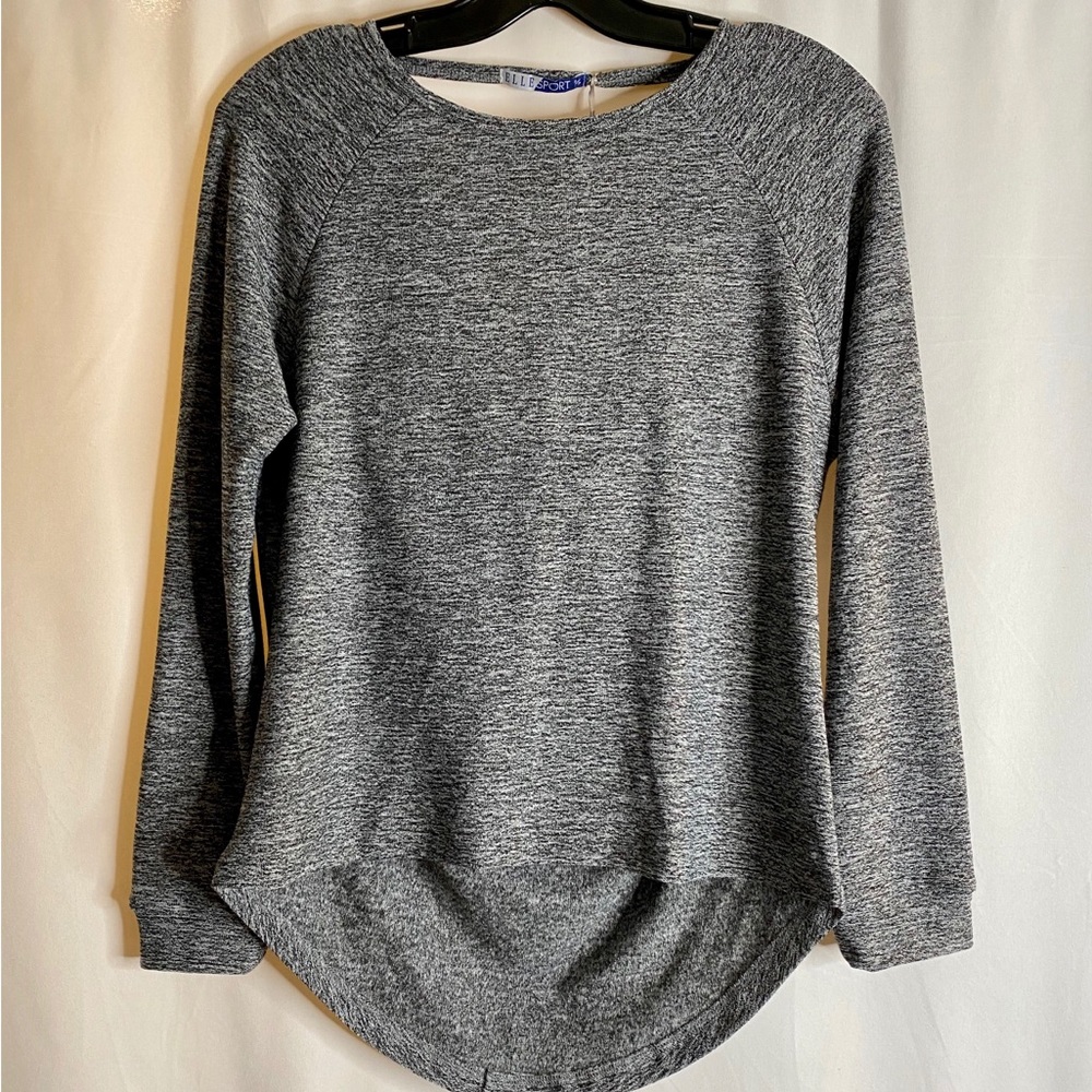 Elle Sport Grey Long Sleeve Top